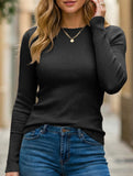Thermal Mock Neck Slim Fit Long Sleeve Top