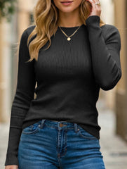 Thermal Mock Neck Slim Fit Long Sleeve Top