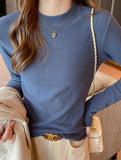 Thermal Mock Neck Slim Fit Long Sleeve Top