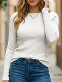 Thermal Mock Neck Slim Fit Long Sleeve Top
