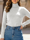 Faux Cashmere Warm Mock Neck Top
