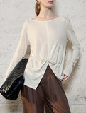 Tencel Linen Sun Protection Long Sleeve Top_CWTTL01211