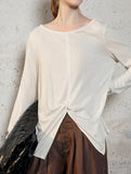 Tencel Linen Sun Protection Long Sleeve Top_CWTTL01211