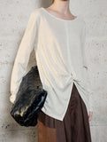 Tencel Linen Sun Protection Long Sleeve Top_CWTTL01211
