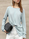 Tencel Linen Sun Protection Long Sleeve Top_CWTTL01211