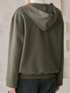 Linen Blend V Neck Hooded Pullover Top_CWTTL01216