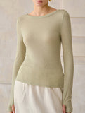Tencel Wool Slim Fit Short Base Layer Top_CWTTL01219
