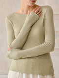 Tencel Wool Slim Fit Short Base Layer Top_CWTTL01219