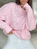 Printed Long Sleeve Crew Neck Sweatshirt_CWTTL01225