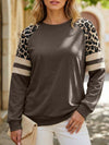Leopard Colorblock Loose Sweatshirt_CWTTL01229