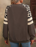Leopard Colorblock Loose Sweatshirt_CWTTL01229
