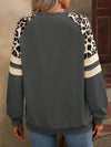 Leopard Colorblock Loose Sweatshirt_CWTTL01229