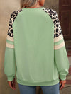 Leopard Colorblock Loose Sweatshirt_CWTTL01229