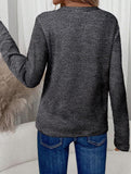 V Neck Pullover Long Sleeve Tee