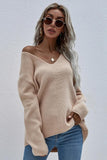 DEEP V NECK TOPS - Doublju