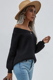SEXY OFF SHOULDER SOLID COLOR TOP - Doublju