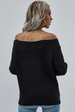 SEXY OFF SHOULDER SOLID COLOR TOP - Doublju