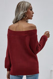SEXY OFF SHOULDER SOLID COLOR TOP - Doublju