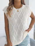 Solid Cable Knit Batwing Sleeve Sweater