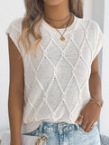 Solid Cable Knit Batwing Sleeve Sweater