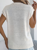 Solid Cable Knit Batwing Sleeve Sweater