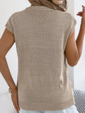 Solid Cable Knit Batwing Sleeve Sweater