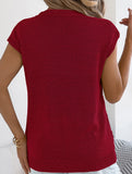 Solid Cable Knit Batwing Sleeve Sweater