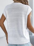 Contrast Heart Loose Knit Sweater