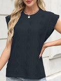 Jacquard Crewneck Loose Tee