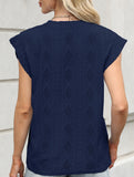 Jacquard Crewneck Loose Tee