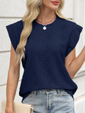 Jacquard Crewneck Loose Tee