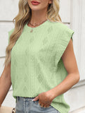 Jacquard Crewneck Loose Tee