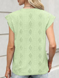 Jacquard Crewneck Loose Tee