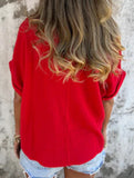 Solid Crewneck Short Sleeve Tee