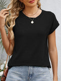 Loose Crewneck Short Sleeve Tee_CWTTS00897