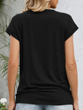 Loose Crewneck Short Sleeve Tee_CWTTS00897