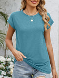 Loose Crewneck Short Sleeve Tee_CWTTS00897