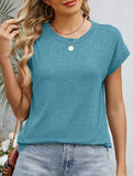 Loose Crewneck Short Sleeve Tee_CWTTS00897