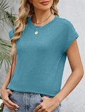 Loose Crewneck Short Sleeve Tee_CWTTS00897