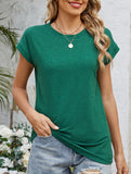 Loose Crewneck Short Sleeve Tee_CWTTS00897