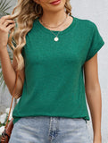 Loose Crewneck Short Sleeve Tee_CWTTS00897