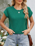 Loose Crewneck Short Sleeve Tee_CWTTS00897