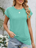 Loose Crewneck Short Sleeve Tee_CWTTS00897