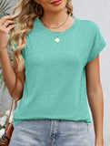 Loose Crewneck Short Sleeve Tee_CWTTS00897