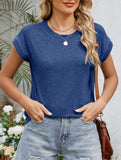 Loose Crewneck Short Sleeve Tee_CWTTS00897