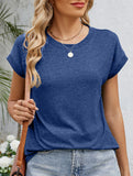 Loose Crewneck Short Sleeve Tee_CWTTS00897