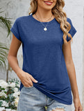 Loose Crewneck Short Sleeve Tee_CWTTS00897