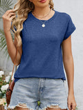 Loose Crewneck Short Sleeve Tee_CWTTS00897