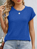 Loose Crewneck Short Sleeve Tee_CWTTS00897