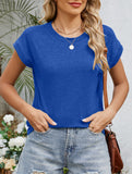 Loose Crewneck Short Sleeve Tee_CWTTS00897